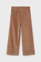 Mayoral pantaloni din catifea pentru copii 7549.8F.Junior.9BYH maro AW24