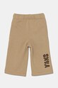 Vans spodnie dziecięce Happy Days Sweatpant dzianina beżowy VN000K0C4MG1