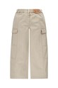 Дитячі бавовняні штани Levi's TWILL '94 BAGGY WIDE LEG 3EL019 бежевий AW24