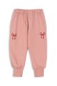 Dječji pamučni donji dio trenirke Konges Sløjd LOUPY LOU SWEAT PANTS GOTS pletivo roza KS102027.G