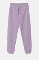 Dětské bavlněné tepláky United Colors of Benetton pletenina fialová 3J68CF02H.G.G.Seasonal