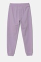 Dětské bavlněné tepláky United Colors of Benetton 3J68CF02H.G.G.Seasonal fialová AW24