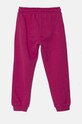 United Colors of Benetton spodnie dresowe bawełniane dziecięce 3J68CF02H.G.G.Seasonal fioletowy AW24