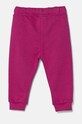 United Colors of Benetton spodnie dresowe bawełniane dziecięce 3J70GF01N.G.P.Seasonal różowy AW24