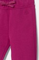 Dziewczynka United Colors of Benetton spodnie dresowe bawełniane dziecięce 3J70GF01N.G.P.Seasonal różowy