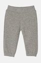 United Colors of Benetton pantaloni de trening din bumbac pentru bebeluși bumbac gri 3J70AF01T.W.Seasonal