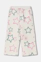 United Colors of Benetton pantaloni de trening pentru copii tricotaj alb 39T6GF040.P.Seasonal
