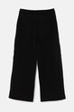 Дитячі штани United Colors of Benetton 4EOMCF017.G.Seasonal чорний AW24