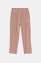 Guess pantaloni de trening din velur pentru copii tricotaj roz J4BQ13.KCH92.9BYH