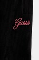 Dziewczynka Guess spodnie dresowe welurowe dziecięce J4BQ13.KCH92.9BYH czarny