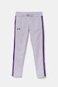 Under Armour pantaloni de trening pentru copii Fleece Pants tricotaj violet 1356489