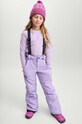 Reima spodnie narciarskie dziecięce Terrie tkanina fioletowy 5100053A.G.9BYH