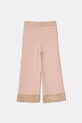 Pinko Up pantaloni copii tricotaj roz F4PIBGPA129