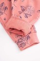 Coccodrillo spodnie dresowe bawełniane niemowlęce różowy ZC4120102FGN