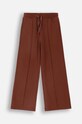 Coccodrillo pantaloni de trening din bumbac pentru copii bumbac maro ZC4120102RGJ