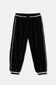 United Colors of Benetton spodnie dresowe welurowe dziecięce dzianina czarny 3UK0CF057.G.Seasonal
