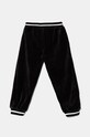 Дитячі спортивні велюрові штани United Colors of Benetton 3UK0CF057.G.Seasonal чорний AW24