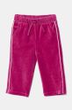 United Colors of Benetton pantaloni de trening din velur pentru copii tricotaj roz 3UK0GF03Y.P.Seasonal