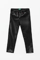 Παιδικό παντελόνι United Colors of Benetton ύφασμα μαύρο 4X2VGF01X.P.Seasonal