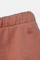 Dziewczynka United Colors of Benetton spodnie dresowe dziecięce 39M2GF04F.P.Seasonal pomarańczowy