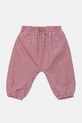 Дитячі бавовняні штанці United Colors of Benetton бавовна рожевий 40CYAF01D.G.W.Seasonal