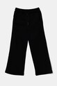 Patrizia Pepe pantaloni de trening din bumbac pentru copii J046 bumbac negru 7P0316