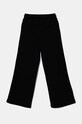 Patrizia Pepe pantaloni de trening din bumbac pentru copii J046 7P0316 negru AW24
