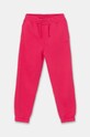 Abercrombie & Fitch spodnie dresowe dziecięce dzianina różowy KI247.4045