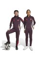 Дитячі спортивні штани adidas Performance FCB TR PNTY трикотаж бордо IS9943
