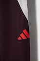 Chłopiec adidas Performance spodnie dresowe dziecięce FCB TR PNTY IS9943 bordowy