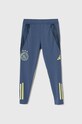 Дитячі спортивні штани adidas Performance AJAX TR PNTY IT5070 блакитний AW24