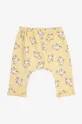 Bobo Choses pantaloni tuta neonato/a Freedom Bird 224AB058 giallo AW24