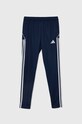 Дитячі спортивні штани adidas Performance TIRO23L TR PNTY трикотаж темно-синій HS3495