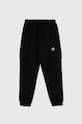 Detské tepláky adidas Originals FLEECE CARGO P IW3502 čierna AW24