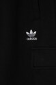 Detské tepláky adidas Originals FLEECE CARGO P čierna IW3502