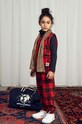 Παιδικό φούτερ Mini Rodini πλεκτό ύφασμα κόκκινο 2471013842