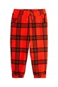 Παιδικό φούτερ Mini Rodini 2471013842 κόκκινο AW24