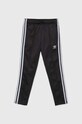 Детски спортен панталон adidas Originals SST TP OPEN HEM IY9793 черен AW24