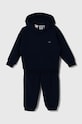 Παιδική φόρμα adidas Originals HOODIE SET πλεκτό ύφασμα σκούρο μπλε IZ4555