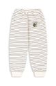 Detské tepláky Konges Sløjd AMIO SWEAT PANTS GOTS KS101393 biela AW24