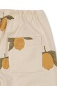 CHLAPEC Dětské bavlněné tepláky Konges Sløjd DREY PANTS GOTS KS101488 béžová