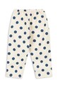 Konges Sløjd pantaloni de bumbac pentru copii NOLA PANTS GOTS KS101636 alb AW24