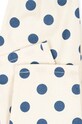 Konges Sløjd pantaloni de bumbac pentru copii NOLA PANTS GOTS alb KS101636