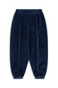 Konges Sløjd spodnie dresowe dziecięce WALLY SWEAT PANTS GOTS dzianina granatowy KS101732