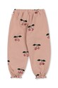 Konges Sløjd pantaloni de bumbac pentru copii MALLI GLITTER PANTS GOTS KS101790 roz AW24