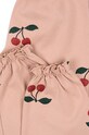 Konges Sløjd pantaloni de bumbac pentru copii MALLI GLITTER PANTS GOTS roz KS101790