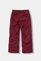 Columbia spodnie narciarskie dziecięce Ice Slope 2089881 bordowy AW25