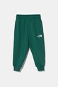 Dětské tepláky The North Face ESSENTIAL OVERSIZED JOGGERS pletenina zelená NF0A89HUNL11