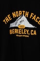 Băieți The North Face pantaloni de trening din bumbac pentru copii SLIM FIT JOGGERS NF0A89PDJK31 negru