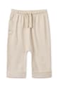 Хлопковые штаны для младенцев Liewood Alain Baby Pants LW19157 бежевый AW24